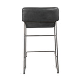 Set of Two Scarlett Counter Stool - Black - Rug & Weave