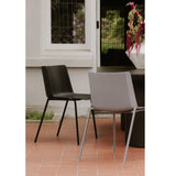 Set of Two Villa Outdoor Dining Chair - Black