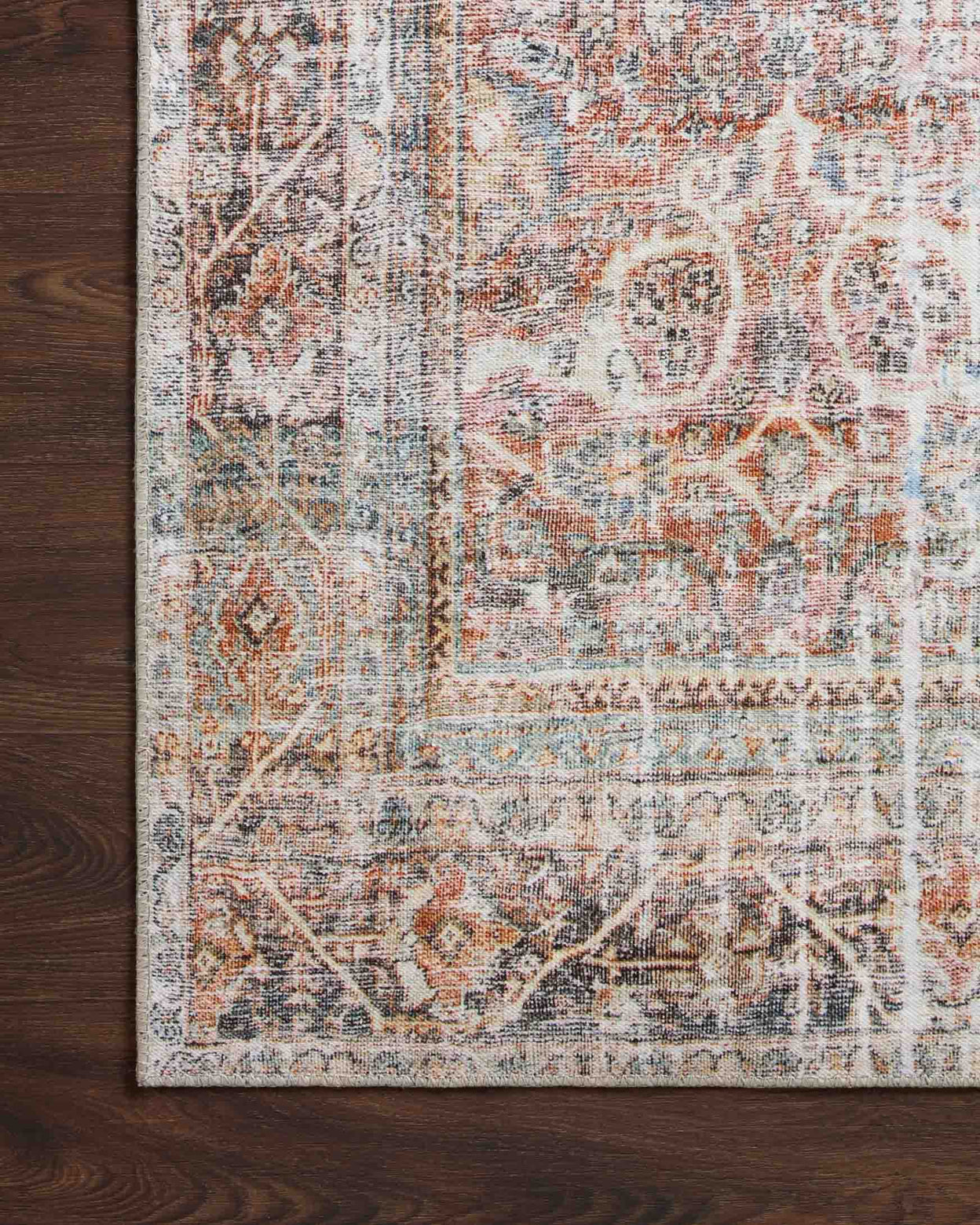 Loloi Adrian Sunset / Charcoal Rug - Rug & Weave