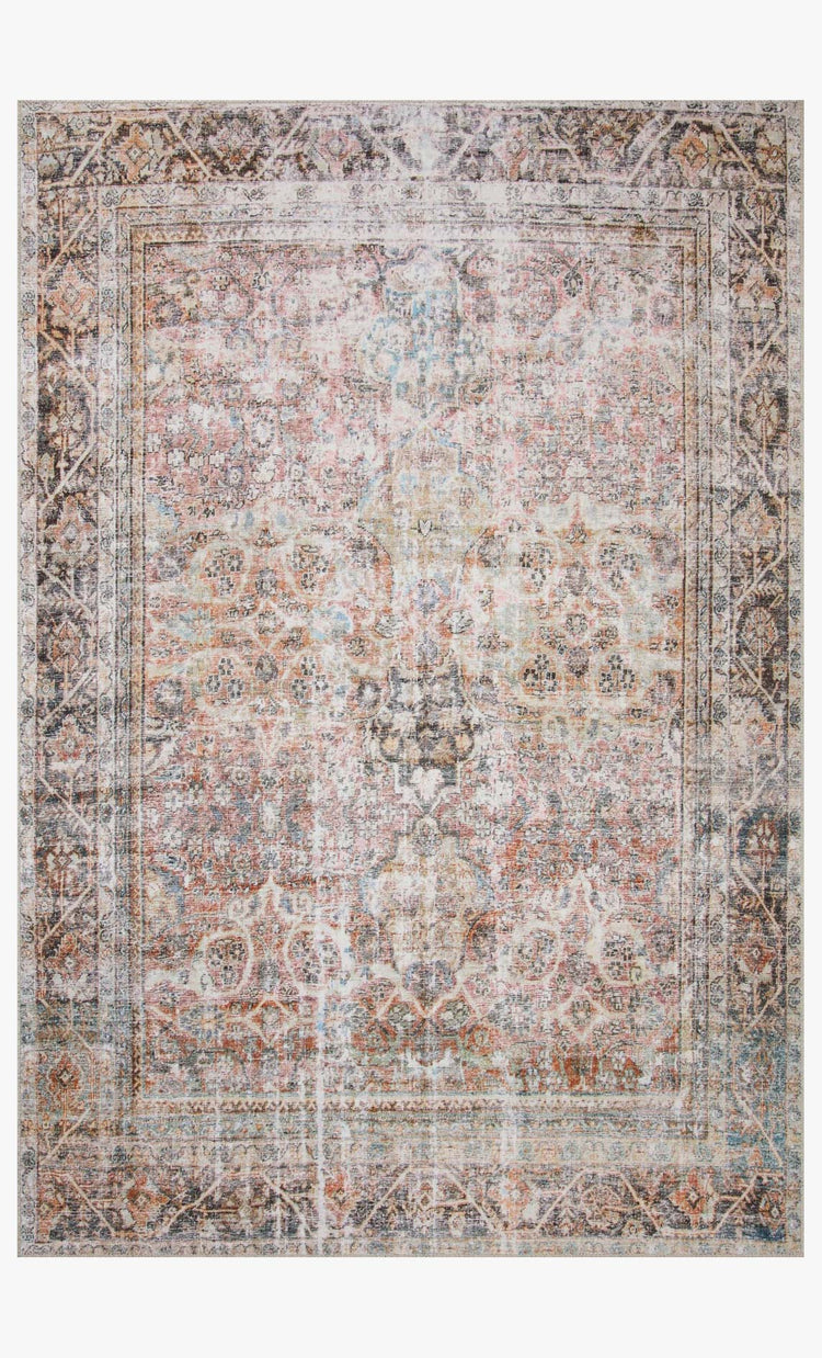 Loloi Adrian Sunset / Charcoal Rug - Rug & Weave