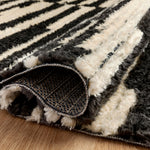 Chris Loves Julia x Loloi Alice Cream / Charcoal - Stripes Rug - Rug & Weave