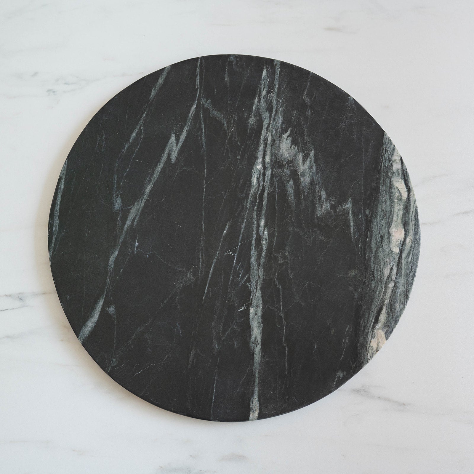 Round Marble Serving Plate - Rug & Weave