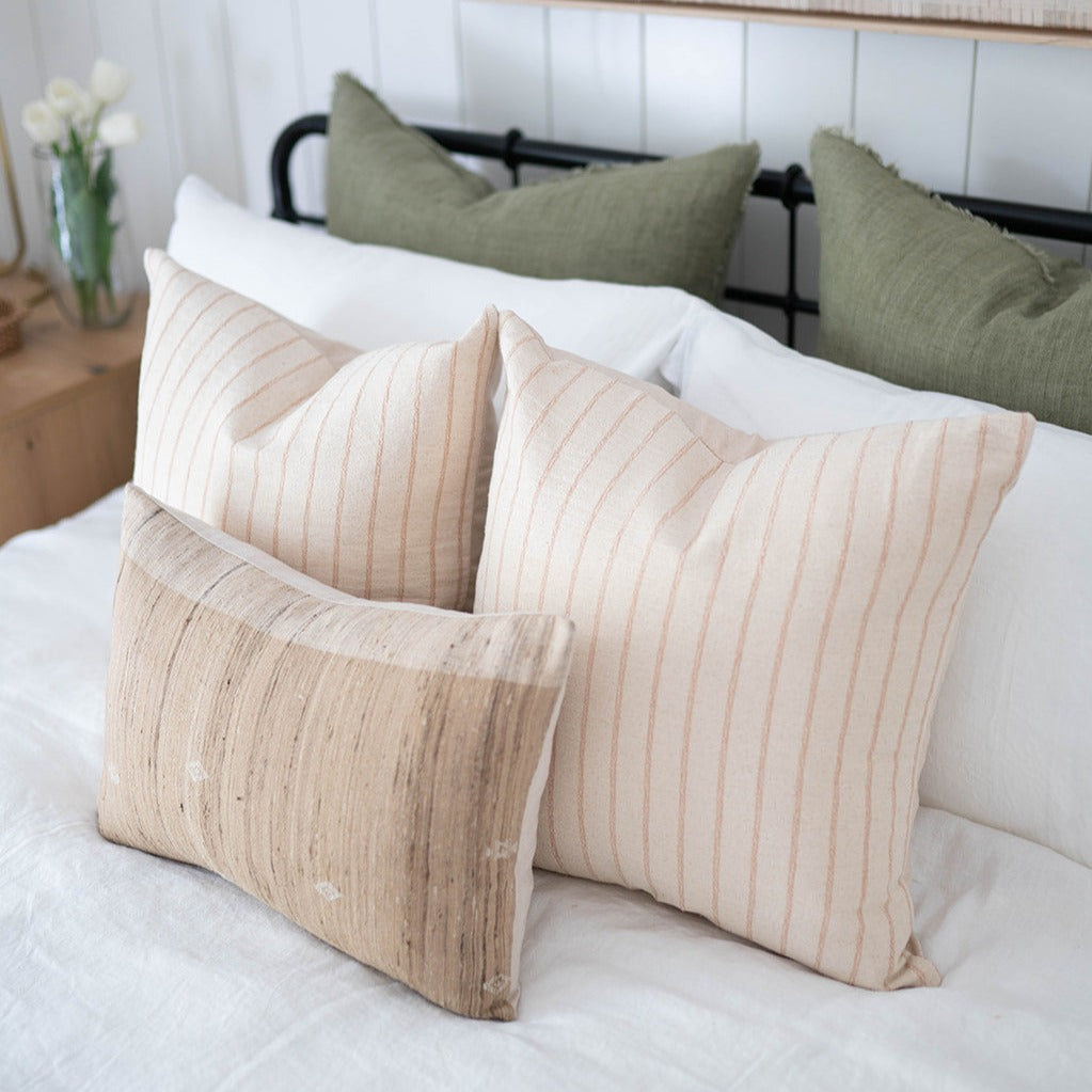 Sandy Tussar Pillow Cover 1 - PILLOWS - Tussar - neutral Rug & Weave Pillows