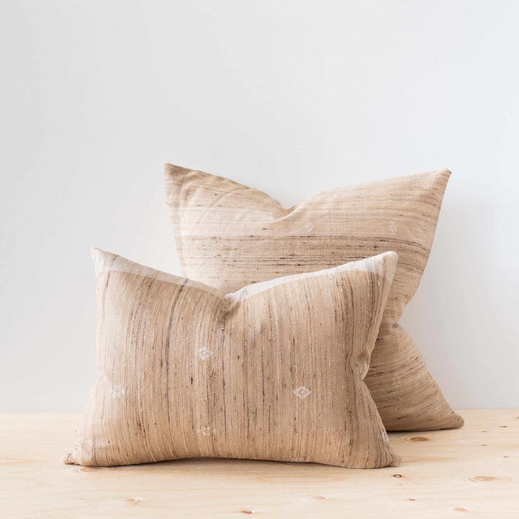 Sandy Tussar Pillow Cover 1 - PILLOWS - Tussar - neutral Rug & Weave Pillows