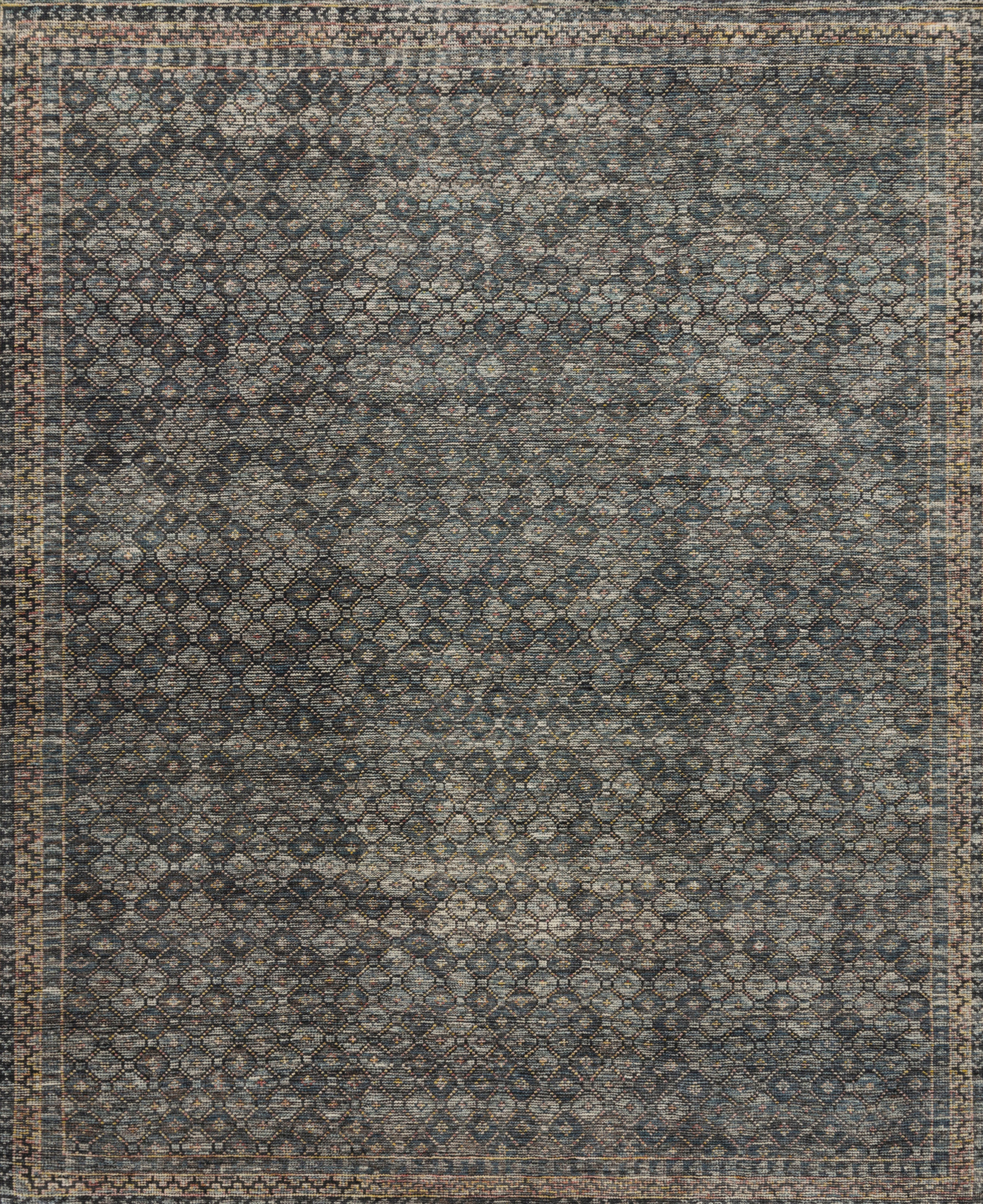 Loloi Amara Ink / Turquoise Rug - Rug & Weave