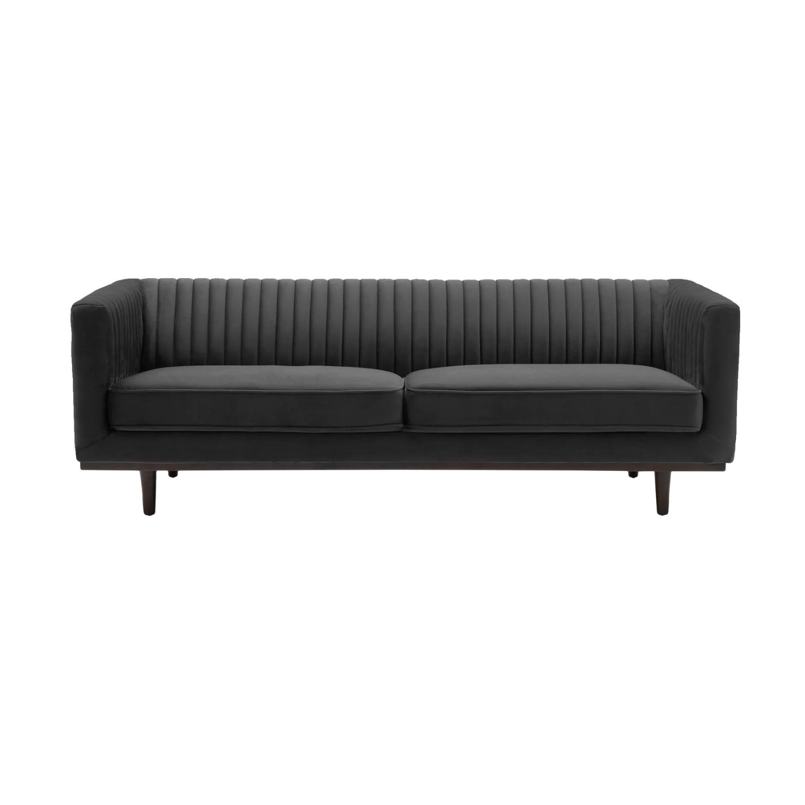 Agnes Sofa - Black Velvet - Rug & Weave