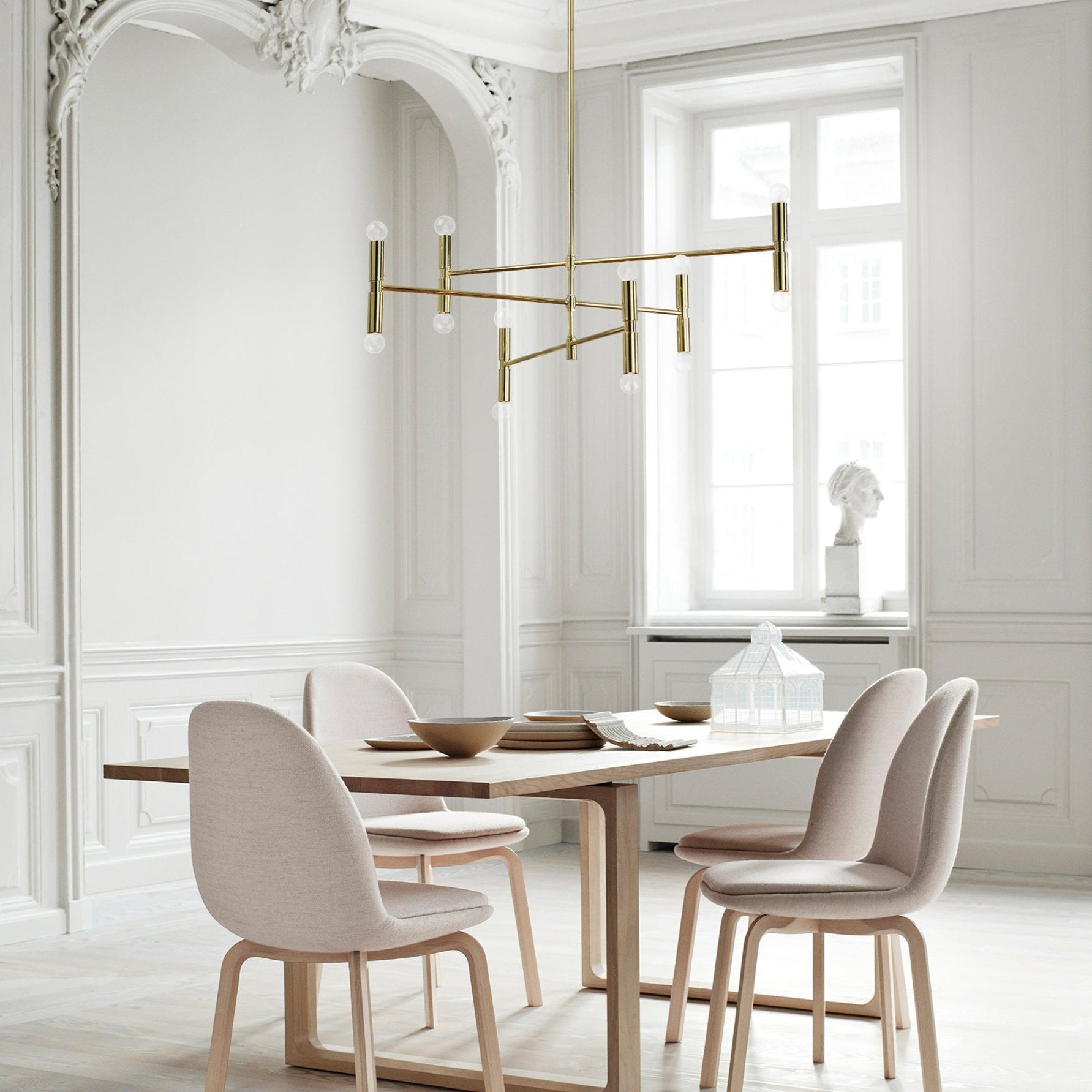 Axelrod Polished Gold Pendant Light - Rug & Weave