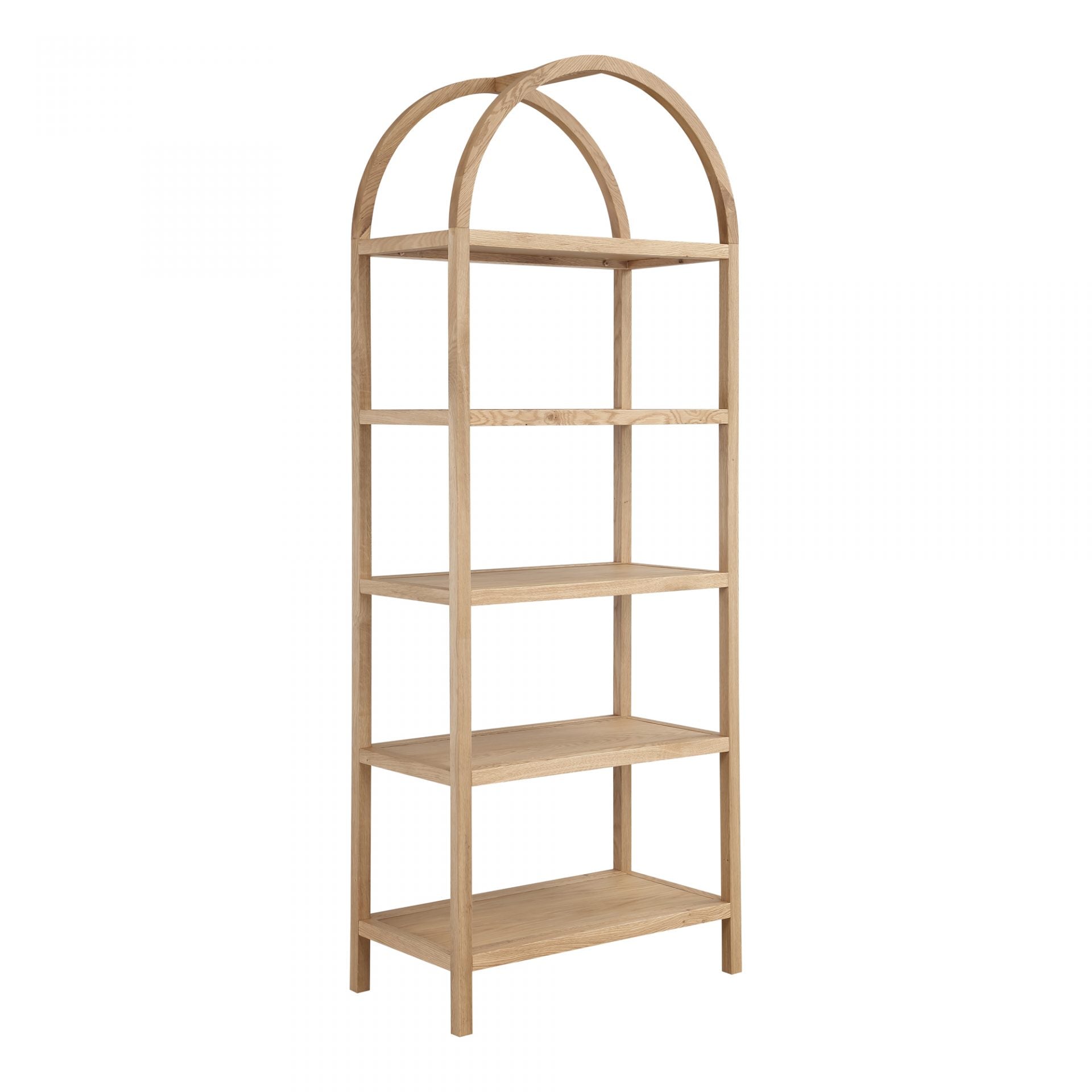 Row Bookcase 7 - FURNITURE - bookcase/cabinet Moe's Furniture Natural