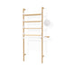Blonde Uprights White Brackets Blonde Shelves