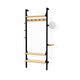 Black Uprights Black Brackets Blonde Shelves