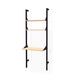 Black Uprights Black Brackets Blonde Shelves
