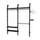 Black Uprights Black Brackets Black Shelves