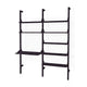 Black Uprights Black Brackets Black Shelves