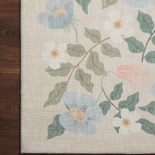 Rifle Paper Co. X Loloi/ Cotswolds Primrose Sand Rug - Rug & Weave