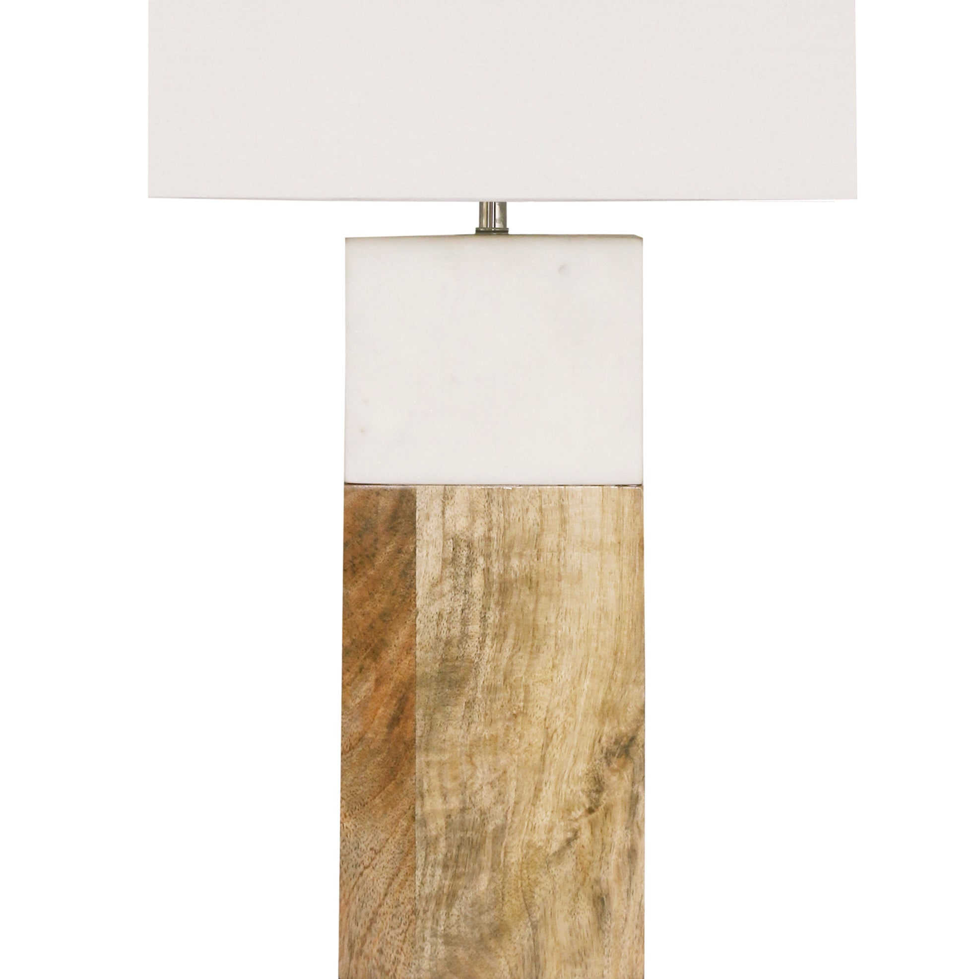 Candace Wood & Marble Table Lamp - Rug & Weave