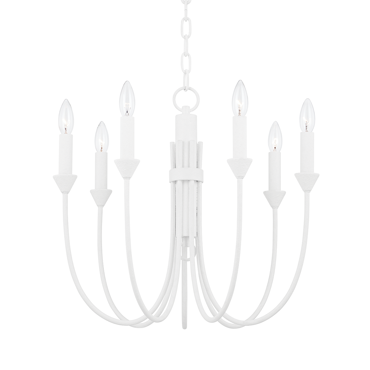 Cate Chandelier - Gesso White - Rug & Weave