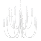 Cate Chandelier - Gesso White - Rug & Weave