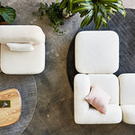 Gus* Modern Circuit Modular 5-pc Sectional - Rug & Weave