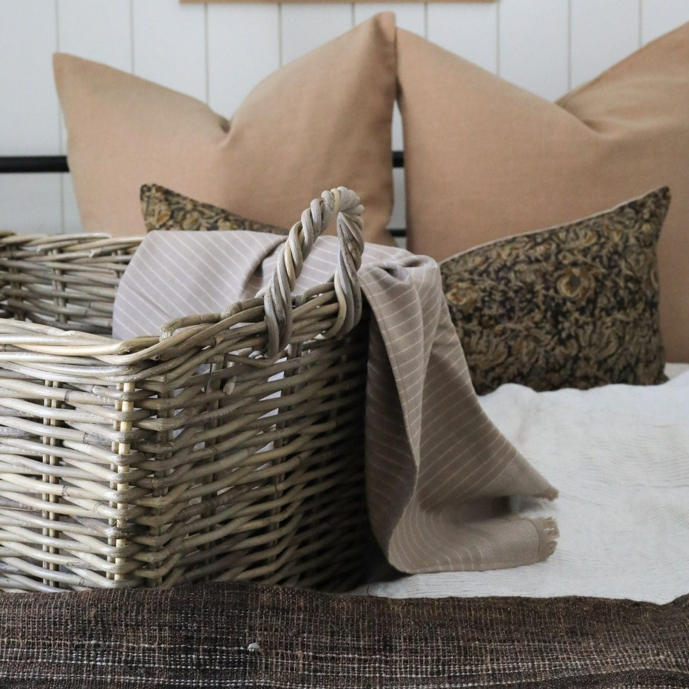Classic Rattan Laundry Basket - Rug & Weave