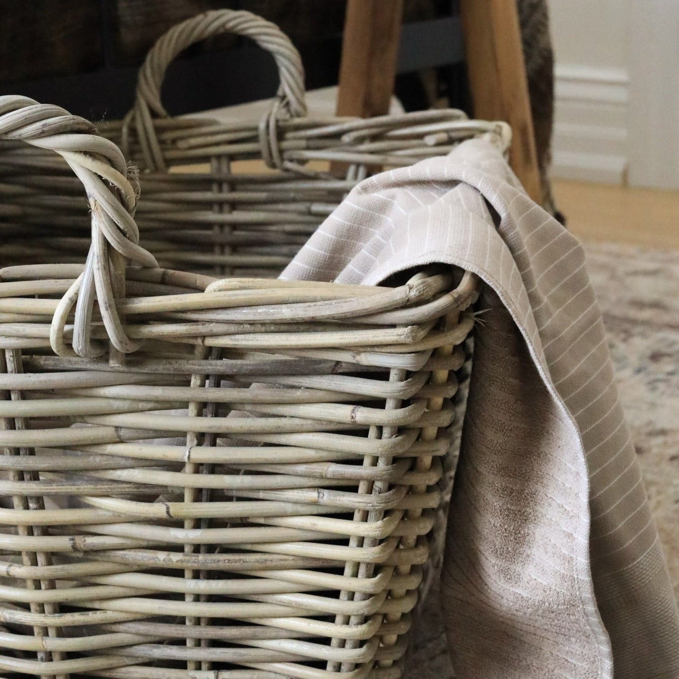 Classic Rattan Laundry Basket - Rug & Weave