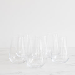 Crystalite Stemless Wine Glass Set - Rug & Weave