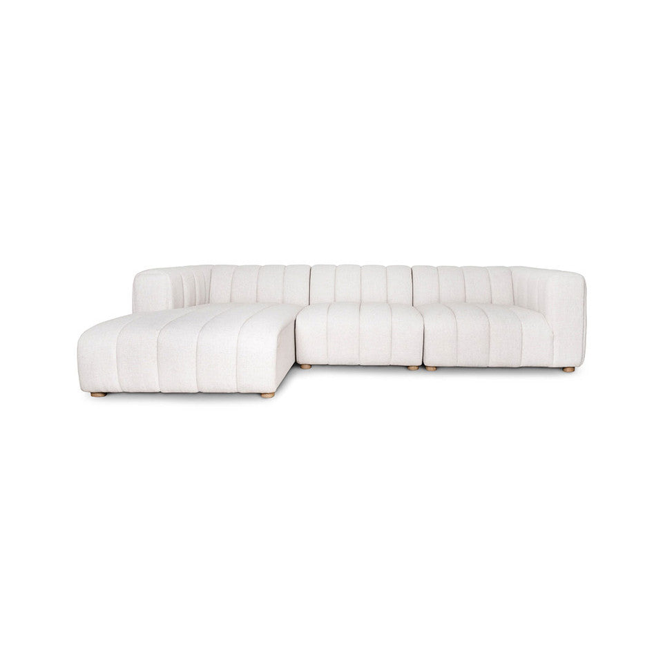 Elli Sectional - Cream - Rug & Weave