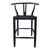 Set of Two Layla Counter/Bar Stool - Black - Rug & Weave