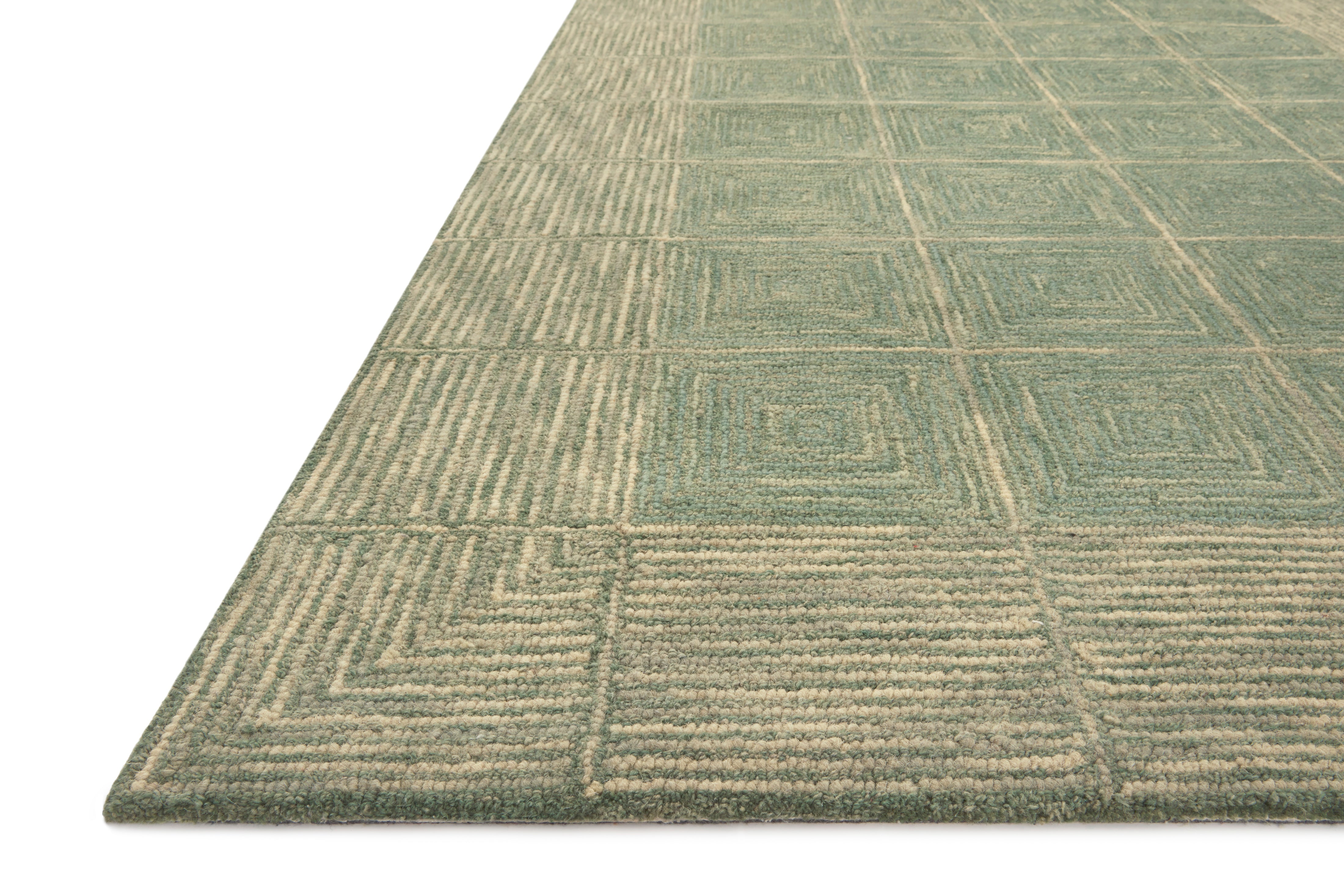 Chris Loves Julia x Loloi Francis Green / Natural Rug - Rug & Weave