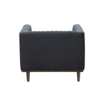 Velvet Accent Chair - Black - Rug & Weave