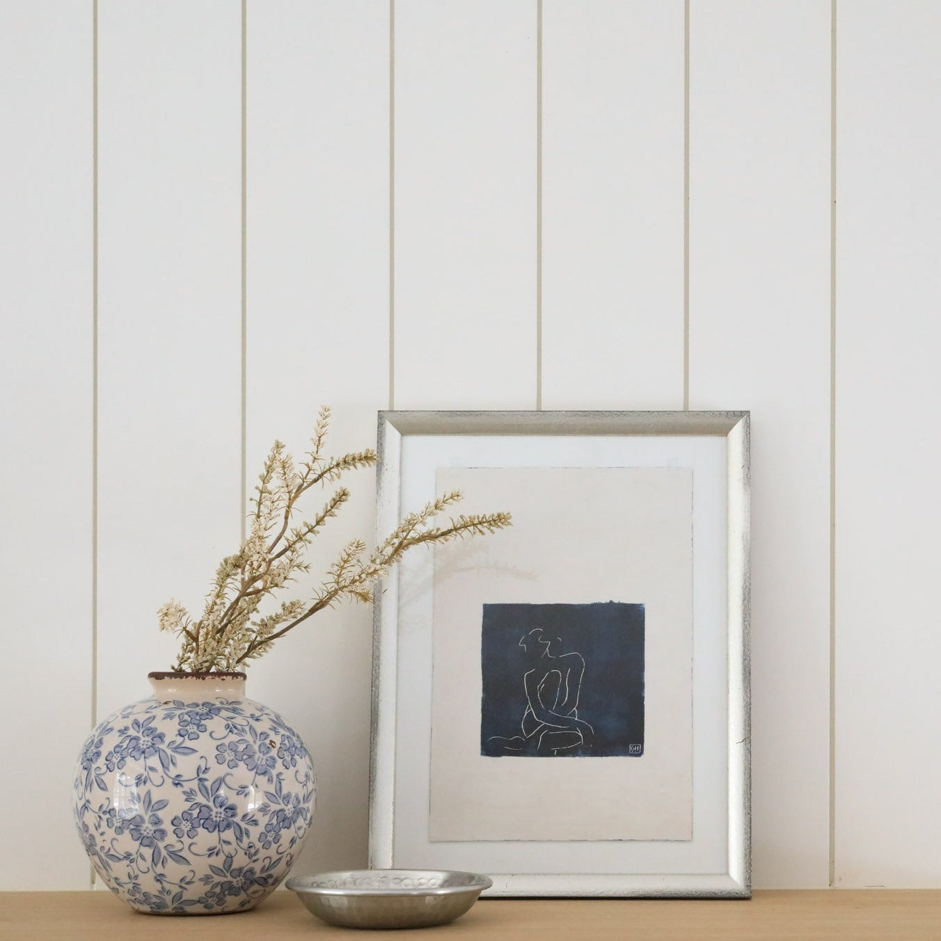 "Figure Line Drawing III" Framed Art Print – view 2