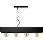 Flora Black Steel Pendant Light - Rug & Weave