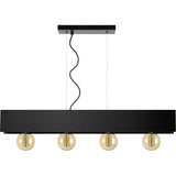 Flora Black Steel Pendant Light - Rug & Weave