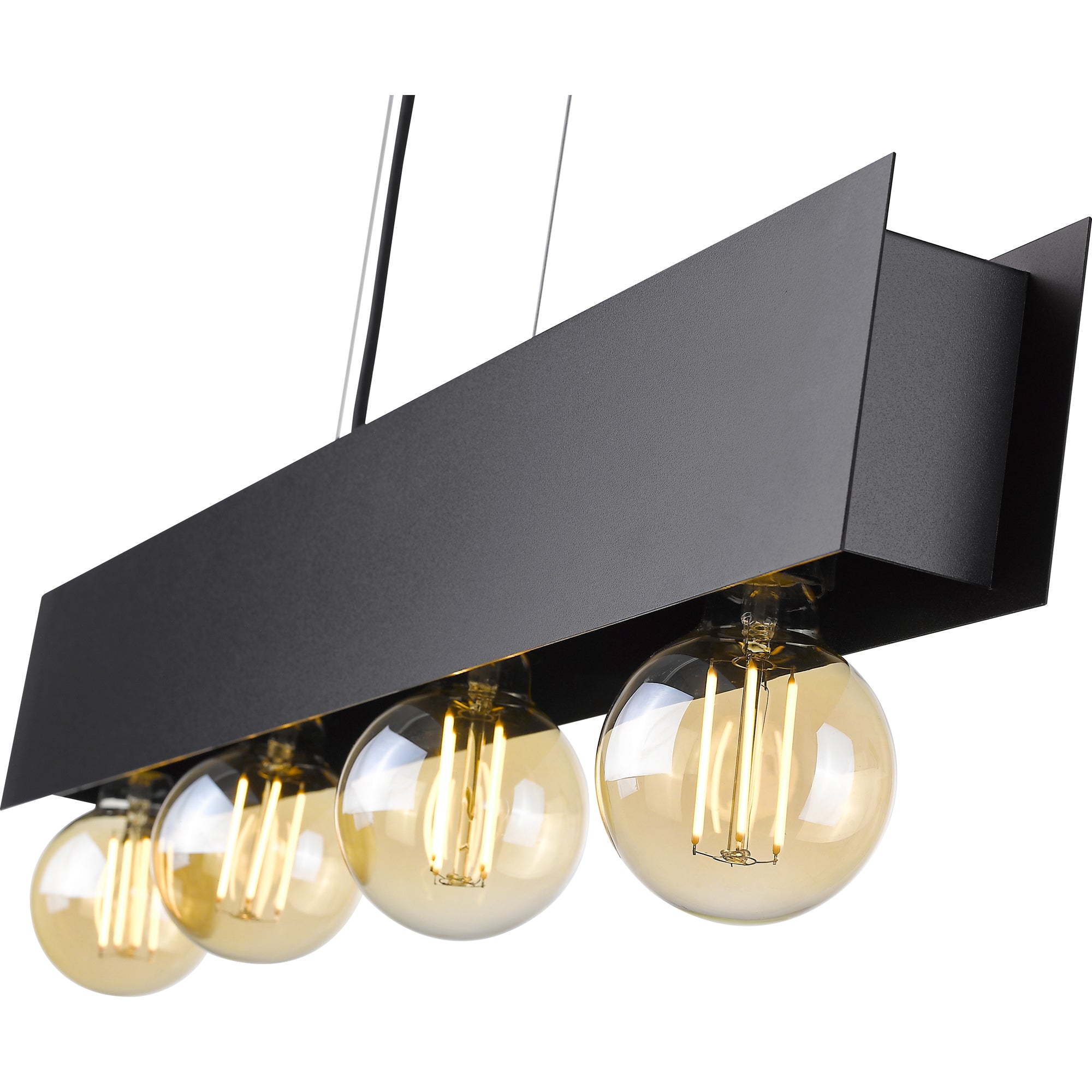 Flora Black Steel Pendant Light - Rug & Weave