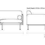 Gus* Modern Foundry Bi-Sectional - Rug & Weave