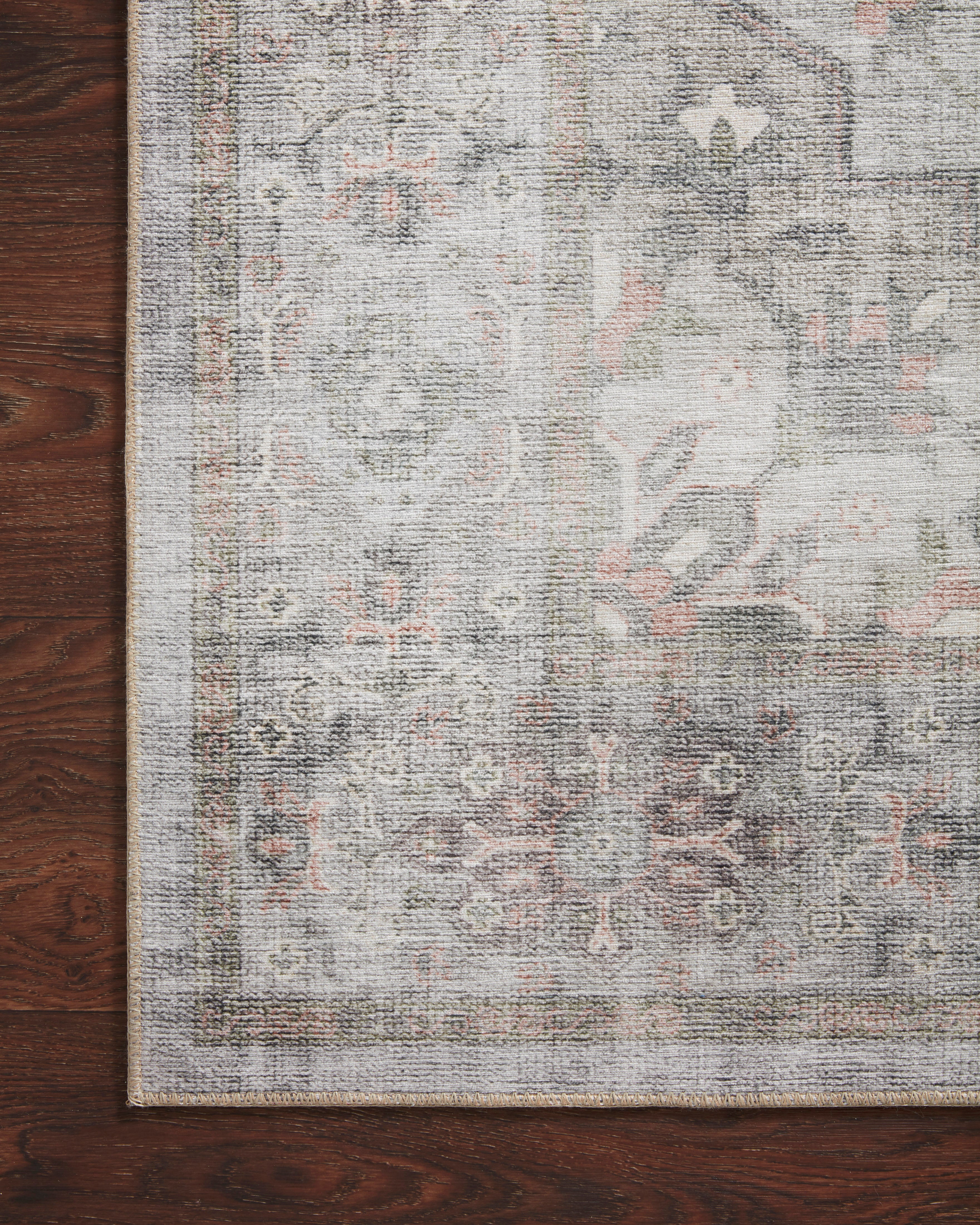 Loloi Heidi Dove / Blush Rug 1-RUGS-patterned Loloi
