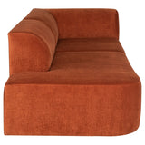 Ada 106" Sofa - Terracotta