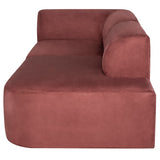 Ada 106" Sofa - Chianti Microsuede