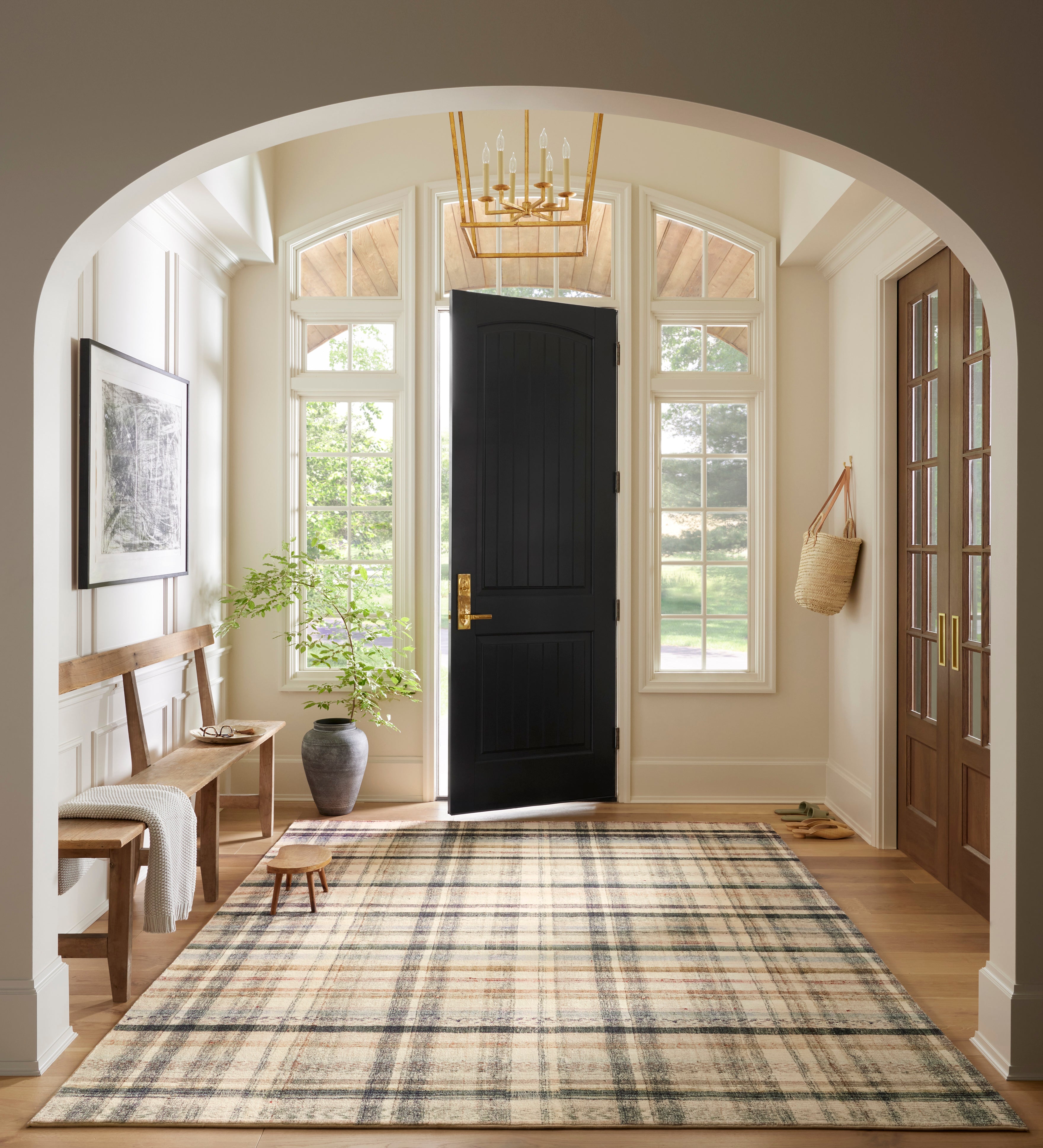 Chris Loves Julia x Loloi Humphrey Ivory / Multi Rug 0-RUGS Loloi