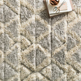 Loloi Hyqqe Smoke / Taupe Rug - Rug & Weave