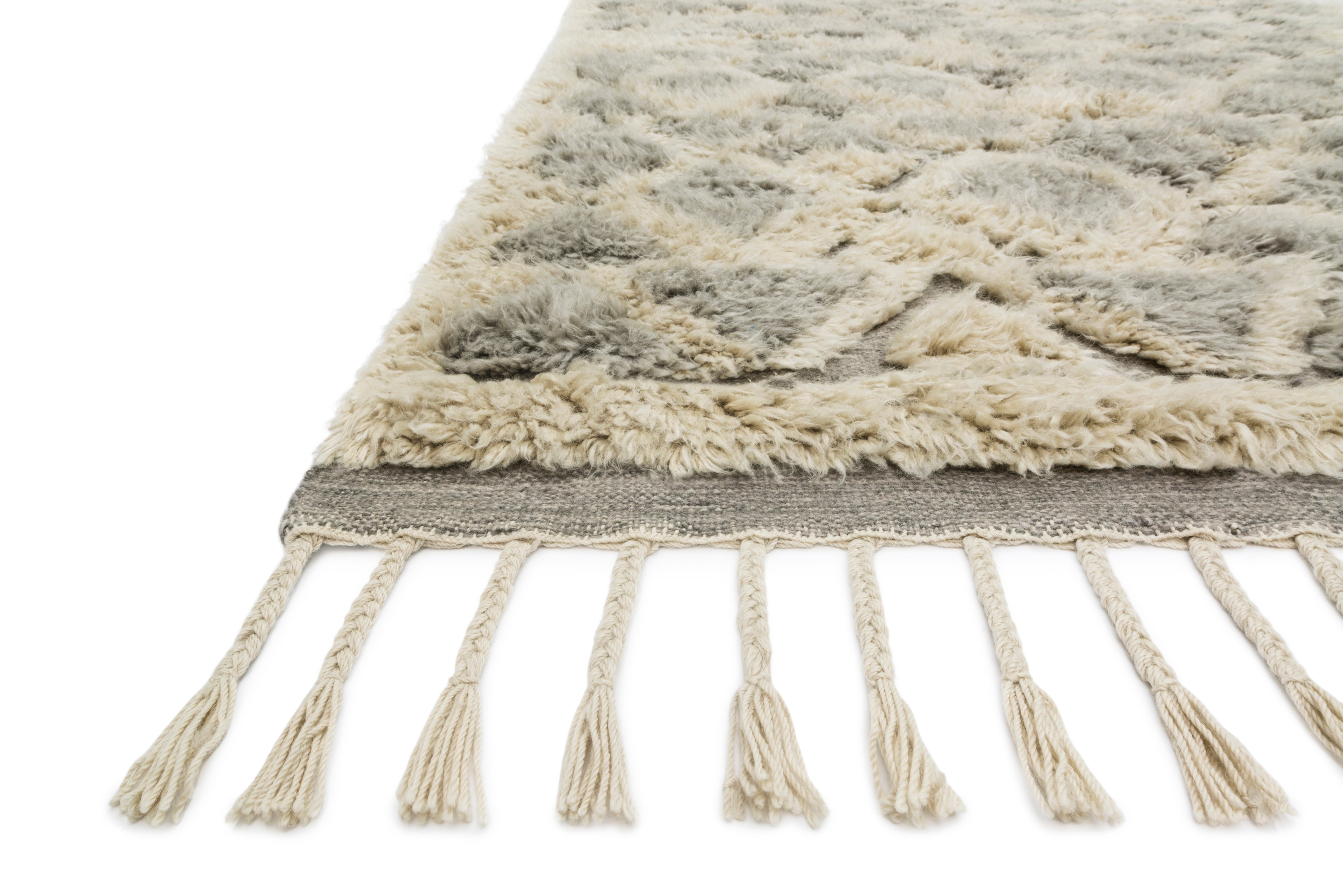 Loloi Hyqqe Smoke / Taupe Rug - Rug & Weave