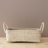 Hand-Woven Natural Basket with Handles FINNBIRD - basket Coconeh