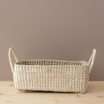 Hand-Woven Natural Basket with Handles FINNBIRD - basket Coconeh