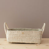 Hand-Woven Natural Basket with Handles FINNBIRD - basket Coconeh