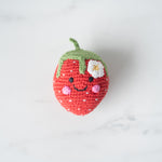 Handmade Friendly Strawberry Rattle - Rug & Weave