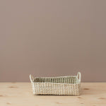 Handwoven Basket Tray with Handles FINNBIRD - basket Coconeh