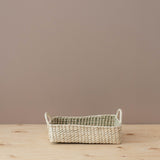 Handwoven Basket Tray with Handles FINNBIRD - basket Coconeh