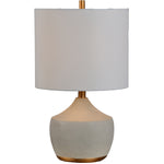 Homer Cement & Gold Table Lamp - Rug & Weave