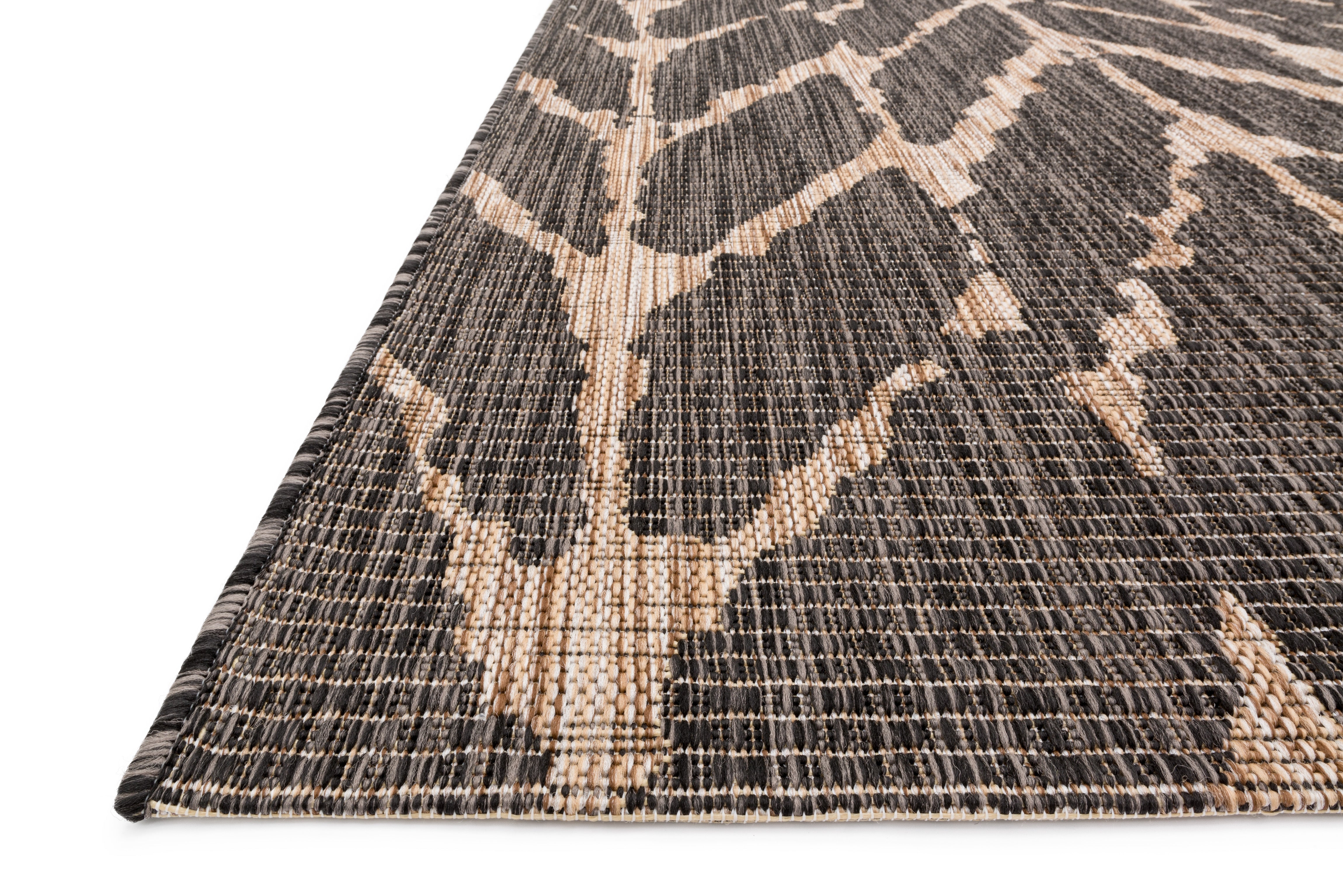 Isle Charcoal / Mocha Rug - Rug & Weave