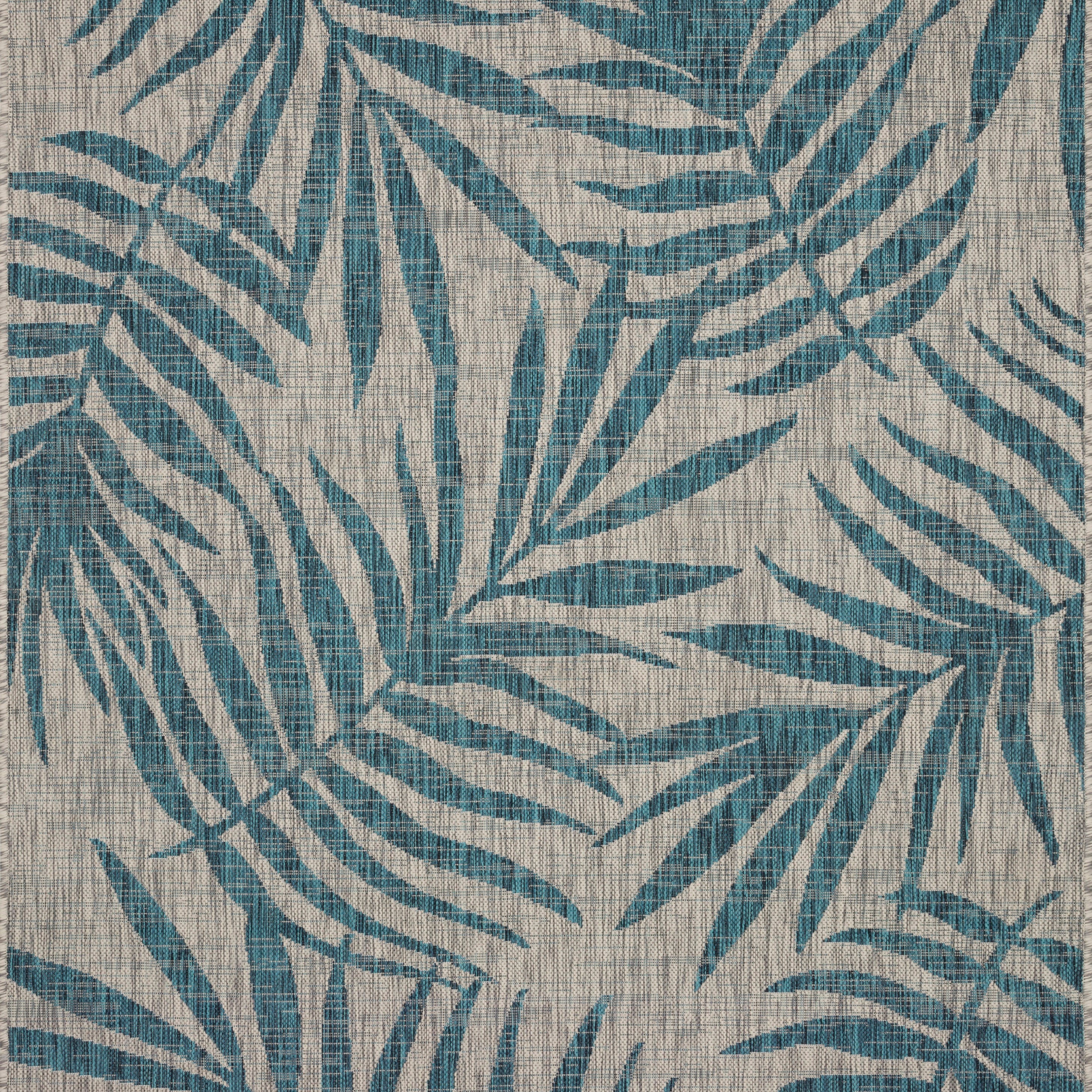 Isle Grey / Aqua Rug - Rug & Weave