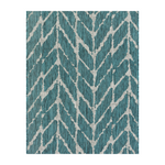 Loloi Isle Teal / Grey Rug 5-Rugs - indoor/outdoor Loloi